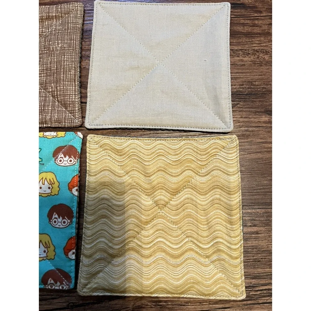 Fabric Jar Lid Opener Handmade Rubber Grip Back 5.5